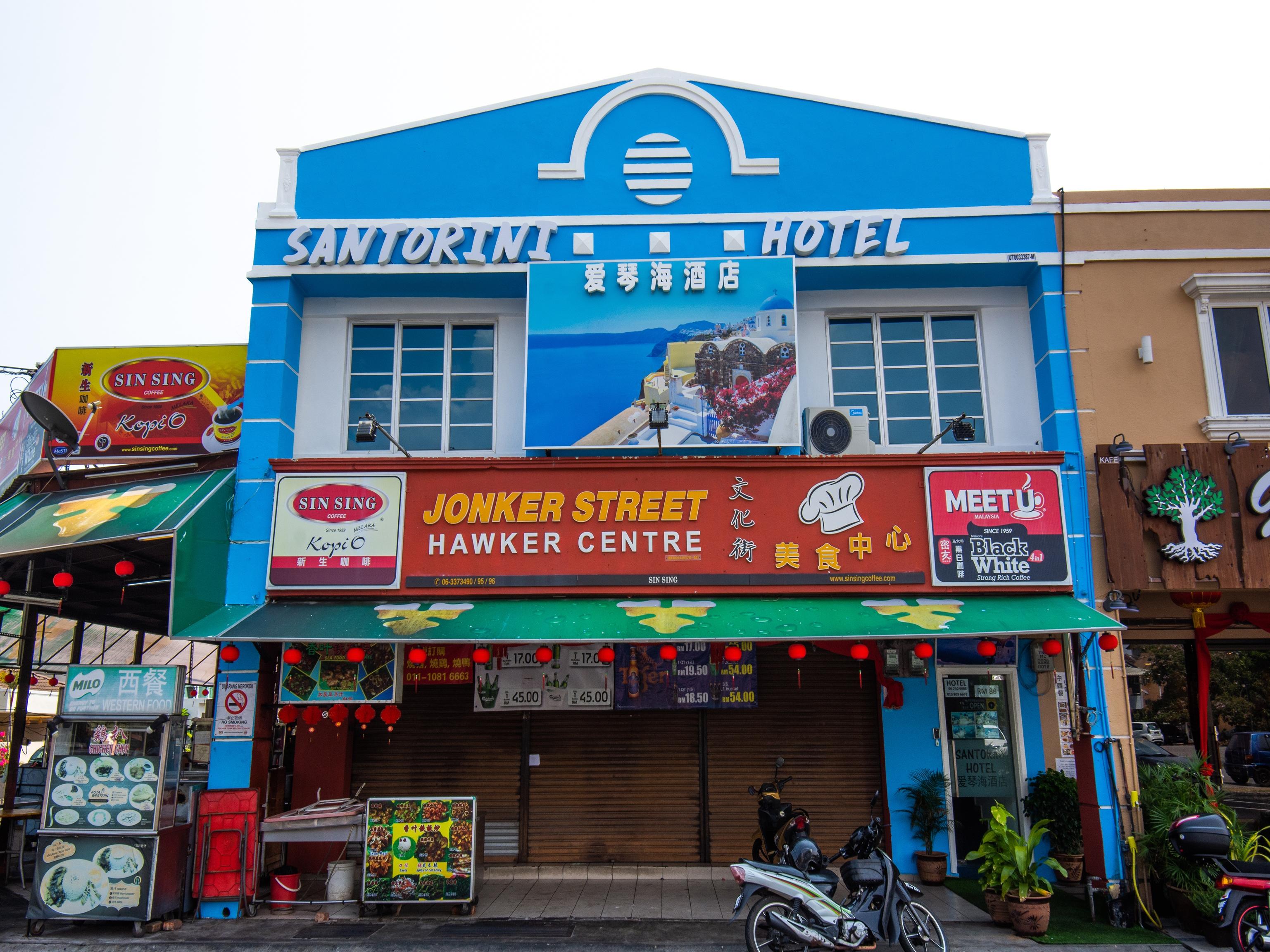 Santorini Hotel Melaka Экстерьер фото